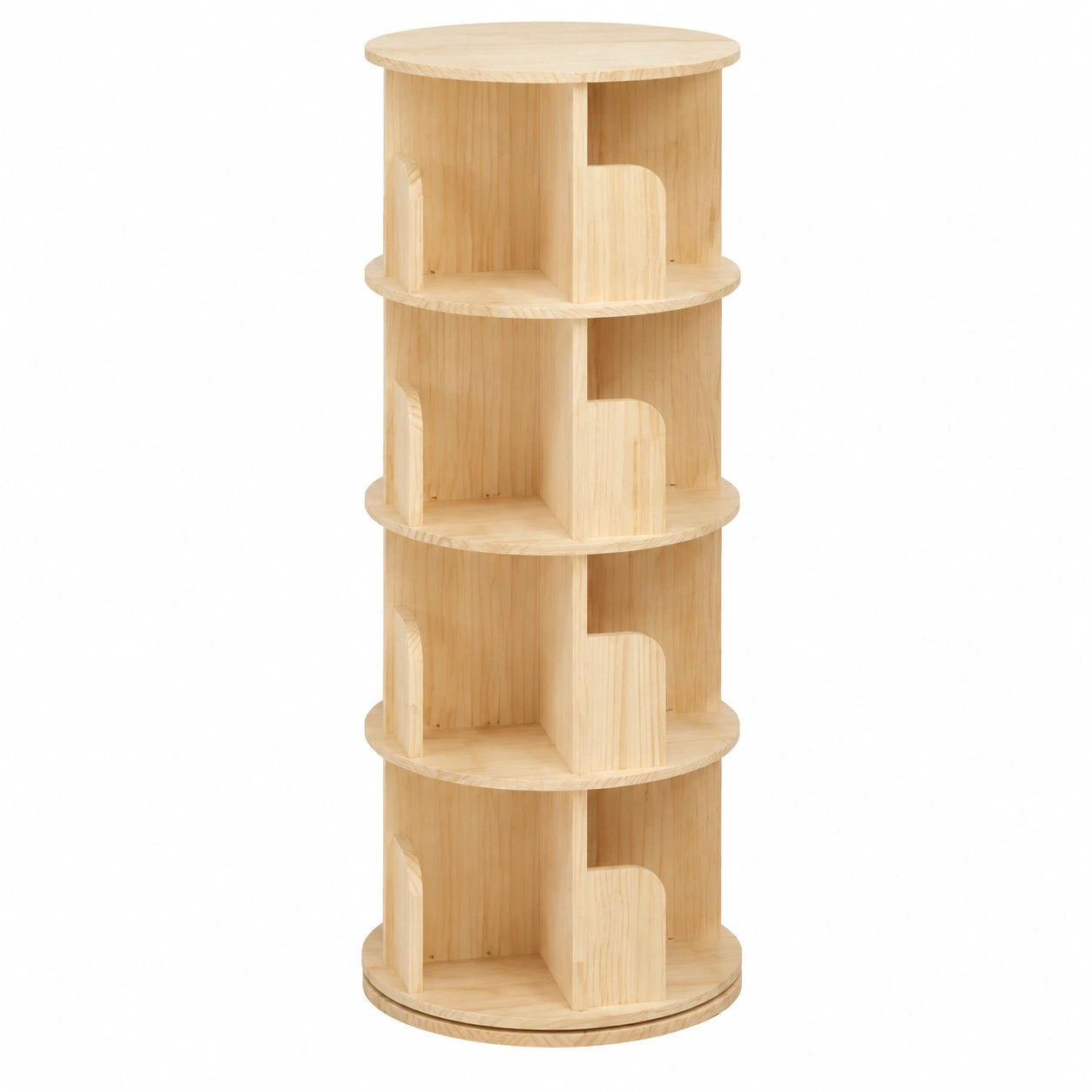bibliotheque-rotative-en-bois-massif-a-4-niveaux-vpcjy11079sr