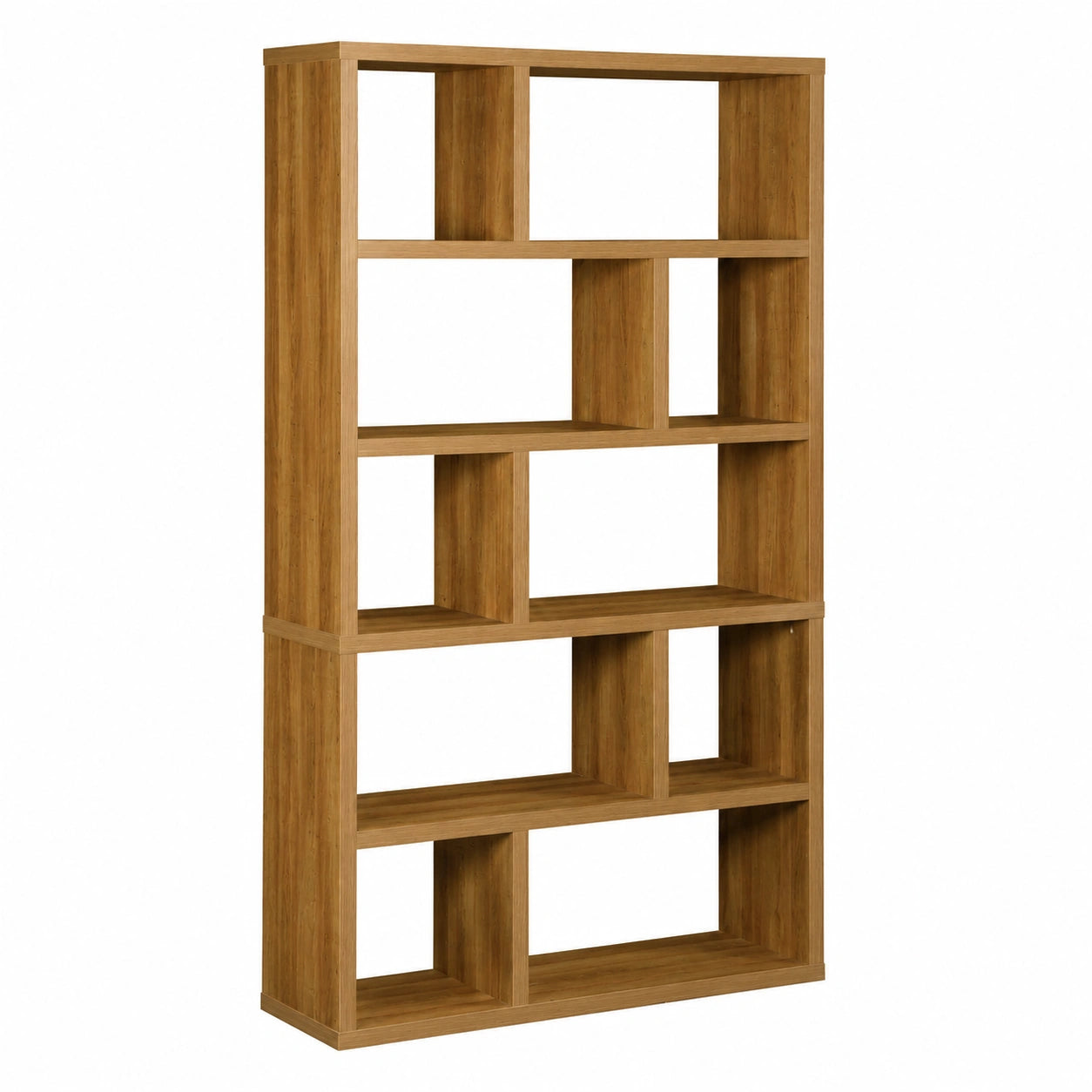 etagere-bibliotheque-asymetrique-5-niveaux-en-bois-de-manguier-peiaz11072mx