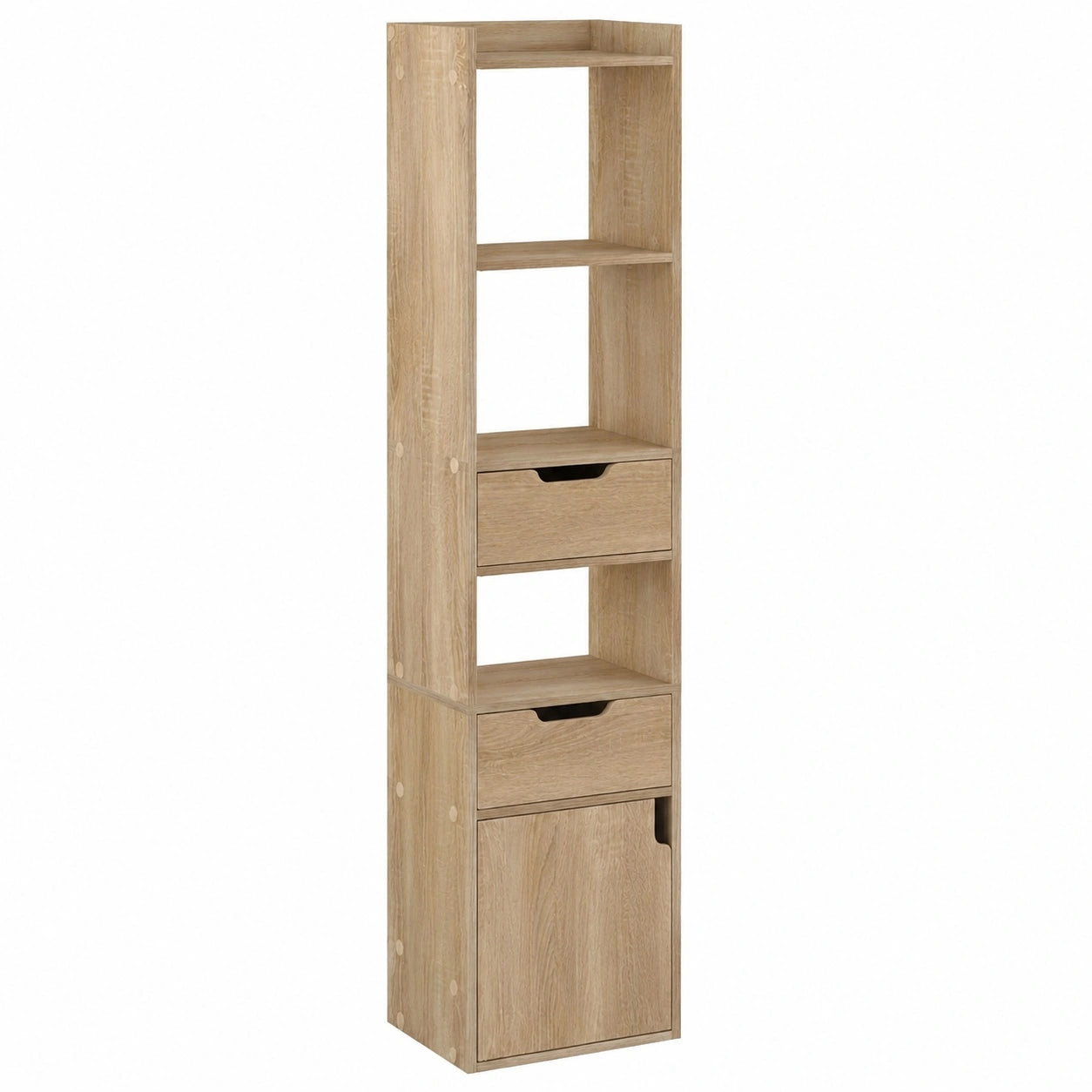 etagere-haute-avec-compartiments-et-tiroirs-en-bois-chene-clair-kbywv11116vu