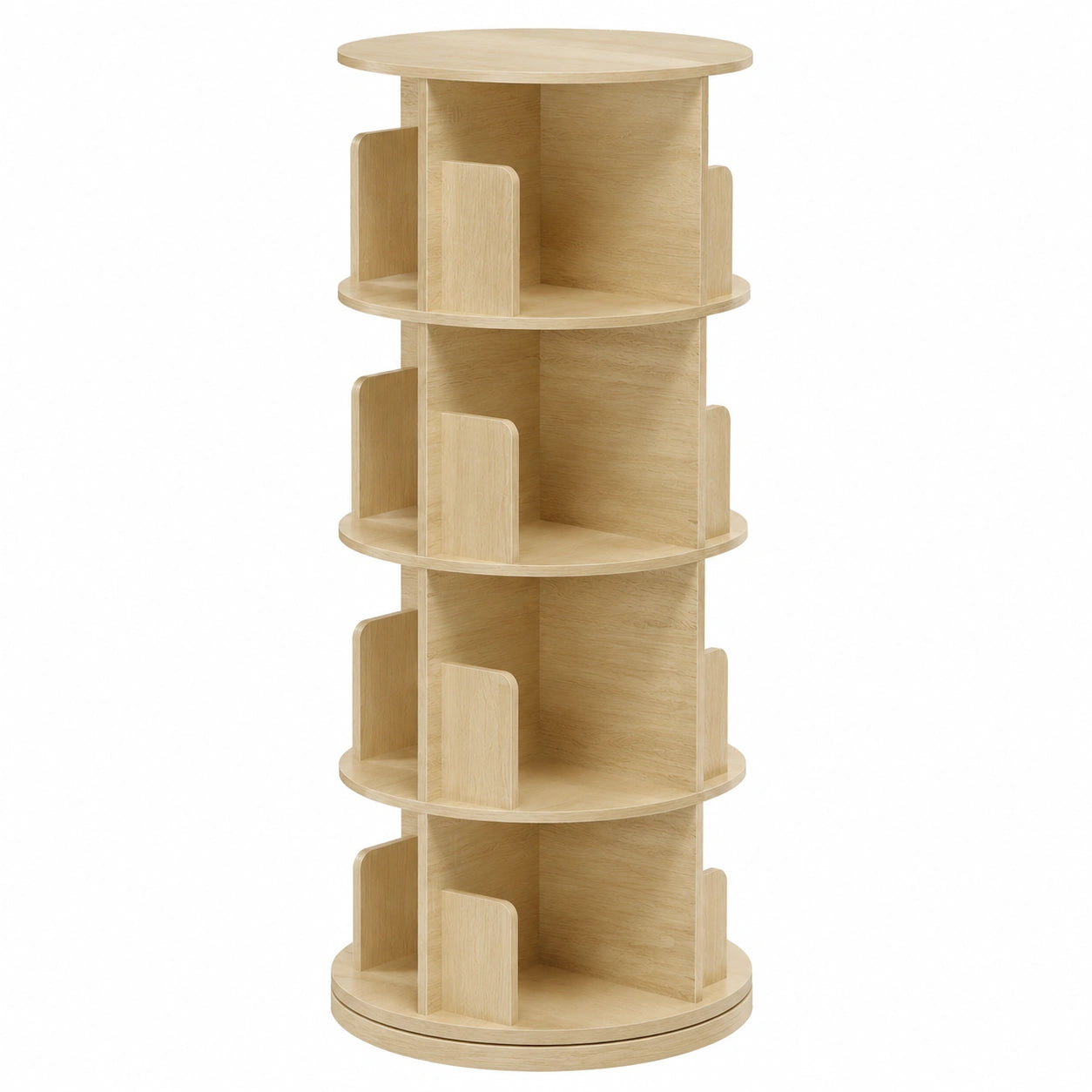 bibliotheque-rotative-a-4-niveaux-avec-16-compartiments-en-bois-clair-xqlpo11055rz