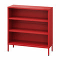 bibliotheque-metallique-basse-avec-etageres-reglables-100x90x35-cm-rouge-cessy11038mi